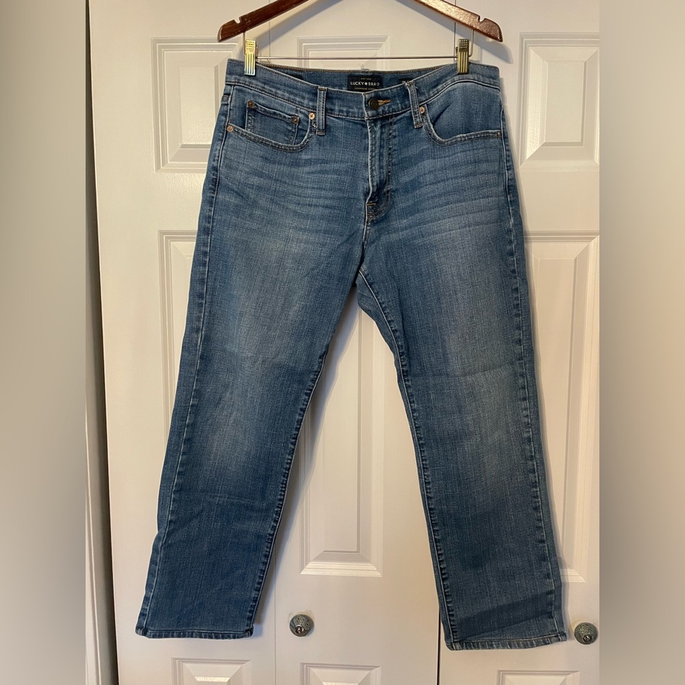 Lucky Brand Woman’s Straight Blue Jeans